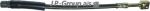 JP 1261600100 Шланг тормозной передний DAEWOO Nexia/Espero/OPEL Corsa B/Tigra A /L=340mm (90473452)