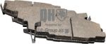 JP 1263600619 комплект тормозных колодок, дисковый тормоз на OPEL CAMPO (TF_)