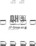 JP 1263650319 комплектующие, колодки дискового тормоза на OPEL COMBO Tour