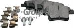 JP 1563700510 GROUP КОМПЛЕКТ ТОРМОЗНЫХ КОЛОДОК, ДИСКОВЫЙ ТОРМОЗ