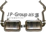 JP 1620602510 система глушителя для спортивного автомобиля на PORSCHE BOXSTER (987)
