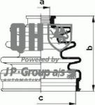 JP 3543600519 комплект пылника, приводной вал на ROVER 600 (RH)