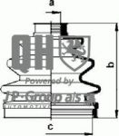 JP 4043600119 комплект пылника, приводной вал на NISSAN SUNNY I Traveller (B11)