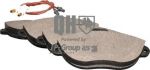 JP 4163600619 комплект тормозных колодок, дисковый тормоз на PEUGEOT EXPERT фургон (222)