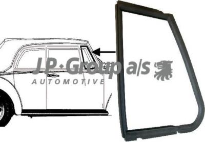 JP 8186002180 прокладка, боковое стекло на VW KAEFER кабрио (15)