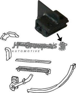JP 8186101080 прокладка, боковое стекло на VW KAEFER кабрио (15)