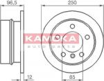 KAMOKA 103454 тормозной диск на VW LT 28-46 II c бортовой платформой/ходовая часть (2DC, 2DF, 2