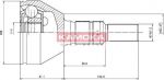 KAMOKA 6035 Шарнирный комплект, приводной вал