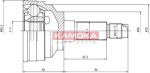 KAMOKA 6558 шарнирный комплект, приводной вал на MAZDA 626 III (GD)