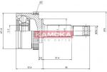 KAMOKA 6783 Шарнирный комплект, приводной вал
