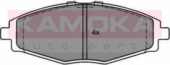 KAMOKA JQ1012674 КОМПЛЕКТ ТОРМОЗНЫХ КОЛОДОК, ДИСКОВЫЙ ТОРМОЗ
