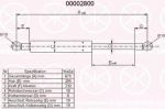 KLOKKERHOLM 00002800 газовая пружина, капот на ALFA ROMEO 155 (167)