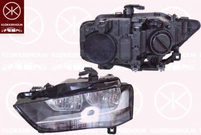 KLOKKERHOLM 00290124A1 основная фара на AUDI A4 Avant (8K5, B8)