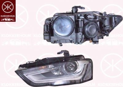 KLOKKERHOLM 00290187A1 основная фара на AUDI A4 Avant (8K5, B8)