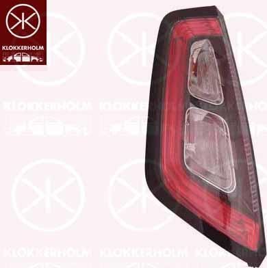 KLOKKERHOLM 20190712 задний фонарь на FIAT PUNTO EVO (199)