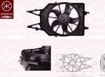 KLOKKERHOLM 25322601 вентилятор, охлаждение двигателя на FORD FOCUS (DAW, DBW)