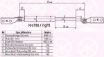 KLOKKERHOLM 34077102 газовая пружина, крышка багажник на MAZDA PREMACY (CP)