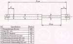 KLOKKERHOLM 50227102 газовая пружина, крышка багажник на OPEL CORSA B (73_, 78_, 79_)