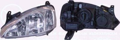 KLOKKERHOLM 50230164A1 основная фара на OPEL CORSA C фургон (F08, W5L)