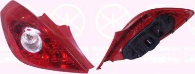 KLOKKERHOLM 50240712 задний фонарь на OPEL CORSA D