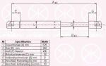 KLOKKERHOLM 55137120 газовая пружина, крышка багажник на PEUGEOT 306 Break (7E, N3, N5)