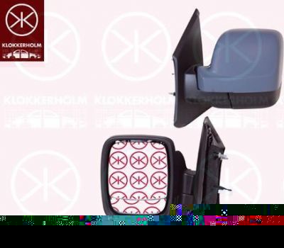 KLOKKERHOLM 60631013 наружное зеркало на OPEL VIVARO Combi