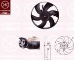 KLOKKERHOLM 66082601 вентилятор, охлаждение двигателя на SEAT IBIZA III (6K1)