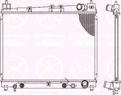 KLOKKERHOLM 8109302258 радиатор, охлаждение двигателя на TOYOTA YARIS VERSO (_NLP2_, _NCP2_)