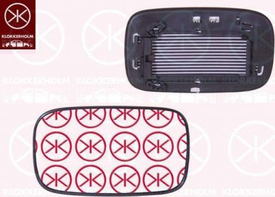 KLOKKERHOLM 90091062 зеркальное стекло, наружное зеркало на VOLVO S40 II (MS)