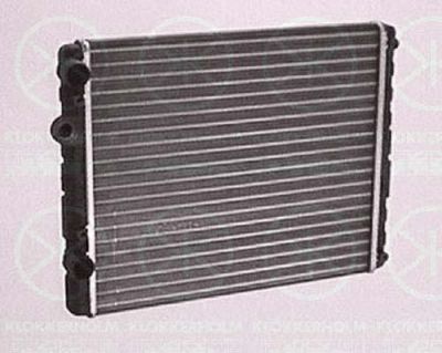 KLOKKERHOLM 9504302129 радиатор, охлаждение двигателя на VW LUPO (6X1, 6E1)