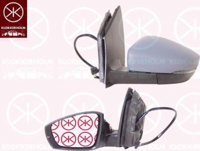 KLOKKERHOLM 95071046 наружное зеркало на VW POLO (6R, 6C)