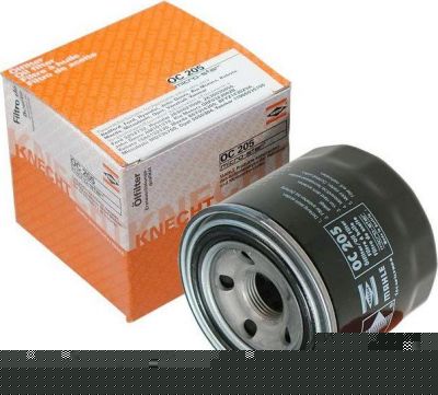 KNECHT OC 205 масляный фильтр M20×1,5, 80×76 мм, перепускной и противодренажный клапаны