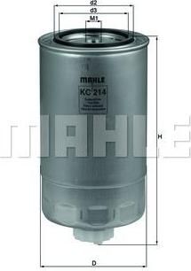 Knecht/Mahle KC 214 топливный фильтр на IVECO Stralis