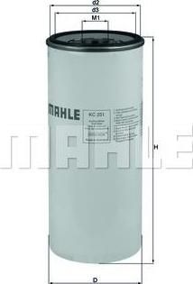 Knecht/Mahle KC 251 топливный фильтр на RENAULT TRUCKS Premium 2 Knecht/Mahle KC 251 топливный фильтр на RENAULT TRUCKS Premium 2