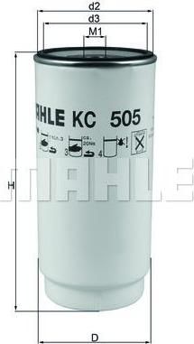 Knecht/Mahle KC 505D топливный фильтр на MERCEDES-BENZ AROCS