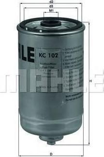 KNECHT/MAHLE Фильтр топливный VW (KC102, KC102) KNECHT/MAHLE Фильтр топливный VW (KC102, KC102)