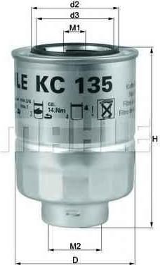 KNECHT/MAHLE Фильтр топливный KC135=KC135D TOYOTA LAND CRUISER 100 (2339064480, KC135) KNECHT/MAHLE Фильтр топливный KC135=KC135D TOYOTA LAND CRUISER 100 (2339064480, KC135)