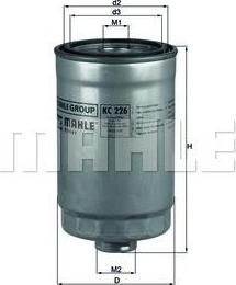 KNECHT/MAHLE Фильтр топливный KIA HYUNDAI (319224H001, KC226) KNECHT/MAHLE Фильтр топливный KIA HYUNDAI (319224H001, KC226)