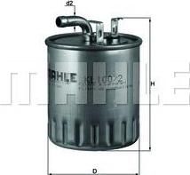 KNECHT/MAHLE Фильтр топливный MB Spr (6110920601, KL100/2) KNECHT/MAHLE Фильтр топливный MB Spr (6110920601, KL100/2)