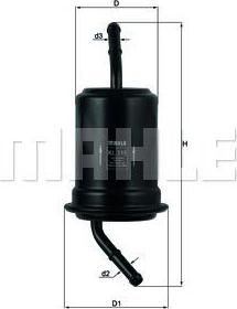 KNECHT/MAHLE Фильтр топливный KIA MAZ (B59513484, KL115) KNECHT/MAHLE Фильтр топливный KIA MAZ (B59513484, KL115)