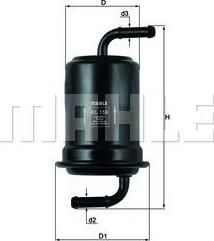 KNECHT/MAHLE Фильтр топливный MAZDA 626 97-02 (FP3413480, KL159) KNECHT/MAHLE Фильтр топливный MAZDA 626 97-02 (FP3413480, KL159)