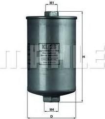 KNECHT/MAHLE Фильтр топливный AD (443133511, KL28) KNECHT/MAHLE Фильтр топливный AD (443133511, KL28)