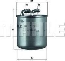 KNECHT/MAHLE Фильтр топливный MB OM646 (6460920501, KL313) KNECHT/MAHLE Фильтр топливный MB OM646 (6460920501, KL313)