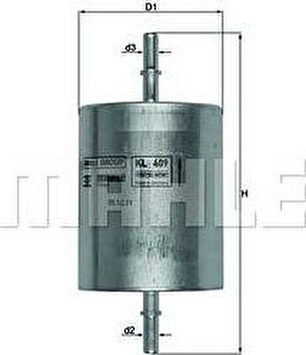KNECHT/MAHLE Фильтр топливный FORD MONDEO (4103735, KL409) KNECHT/MAHLE Фильтр топливный FORD MONDEO (4103735, KL409)