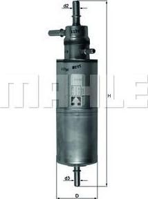 KNECHT/MAHLE Фильтр топливный MB W163 (1634770801, KL438) KNECHT/MAHLE Фильтр топливный MB W163 (1634770801, KL438)