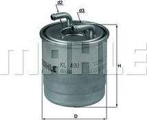 KNECHT/MAHLE Фильтр топливный MB (6420920301, KL490D) KNECHT/MAHLE Фильтр топливный MB (6420920301, KL490D)
