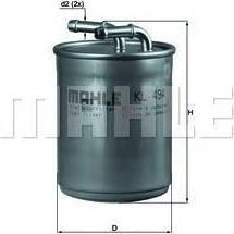 KNECHT/MAHLE Фильтр топливный SKODA Fabia (6Q0127401F, KL494) KNECHT/MAHLE Фильтр топливный SKODA Fabia (6Q0127401F, KL494)