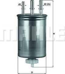KNECHT/MAHLE Фильтр топливный SSANGYONG Rexton/Rodius (6650921001, KL505)
