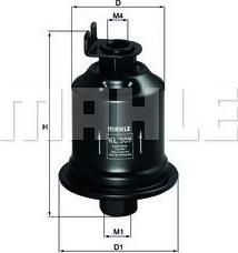KNECHT/MAHLE Фильтр топливный MITSUBISHI Carisma 1,6/1,8-16v 7/95-> (MR204132, KL509) KNECHT/MAHLE Фильтр топливный MITSUBISHI Carisma 1,6/1,8-16v 7/95-> (MR204132, KL509)
