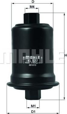 KNECHT/MAHLE Фильтр топливный HYUNDAI Sonata (93-01)/TOYOTA (3191134000, KL522) KNECHT/MAHLE Фильтр топливный HYUNDAI Sonata (93-01)/TOYOTA (3191134000, KL522)